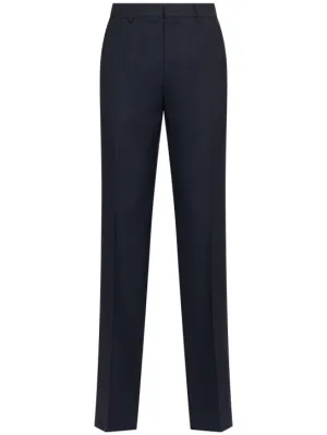 AMI Paris   Straight fit wool gabardine pants 