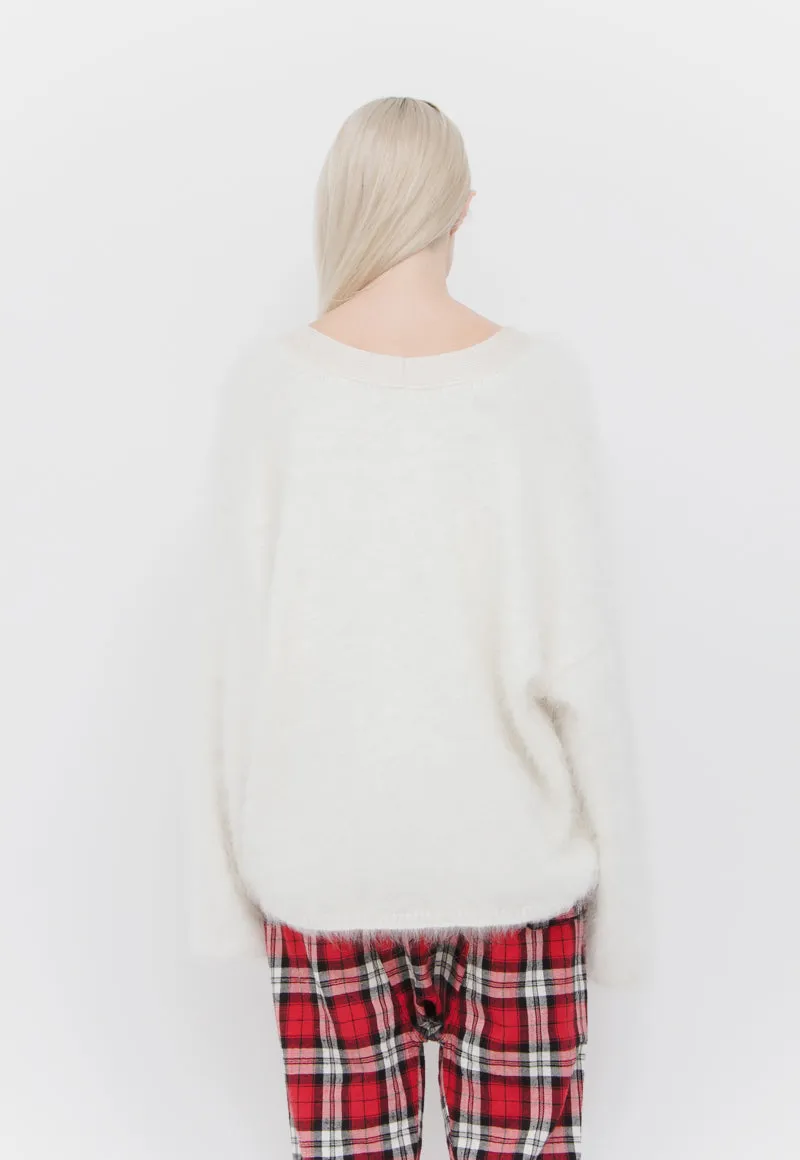 ANGORA & WOOL SWEATER