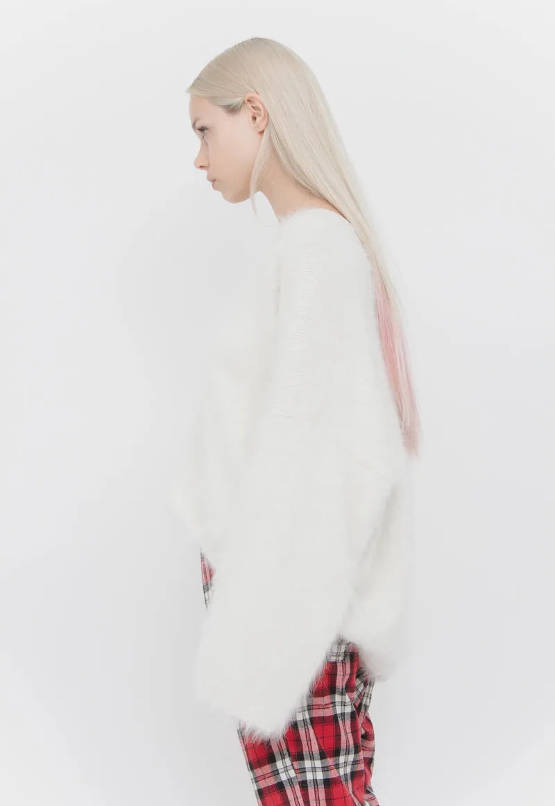 ANGORA & WOOL SWEATER