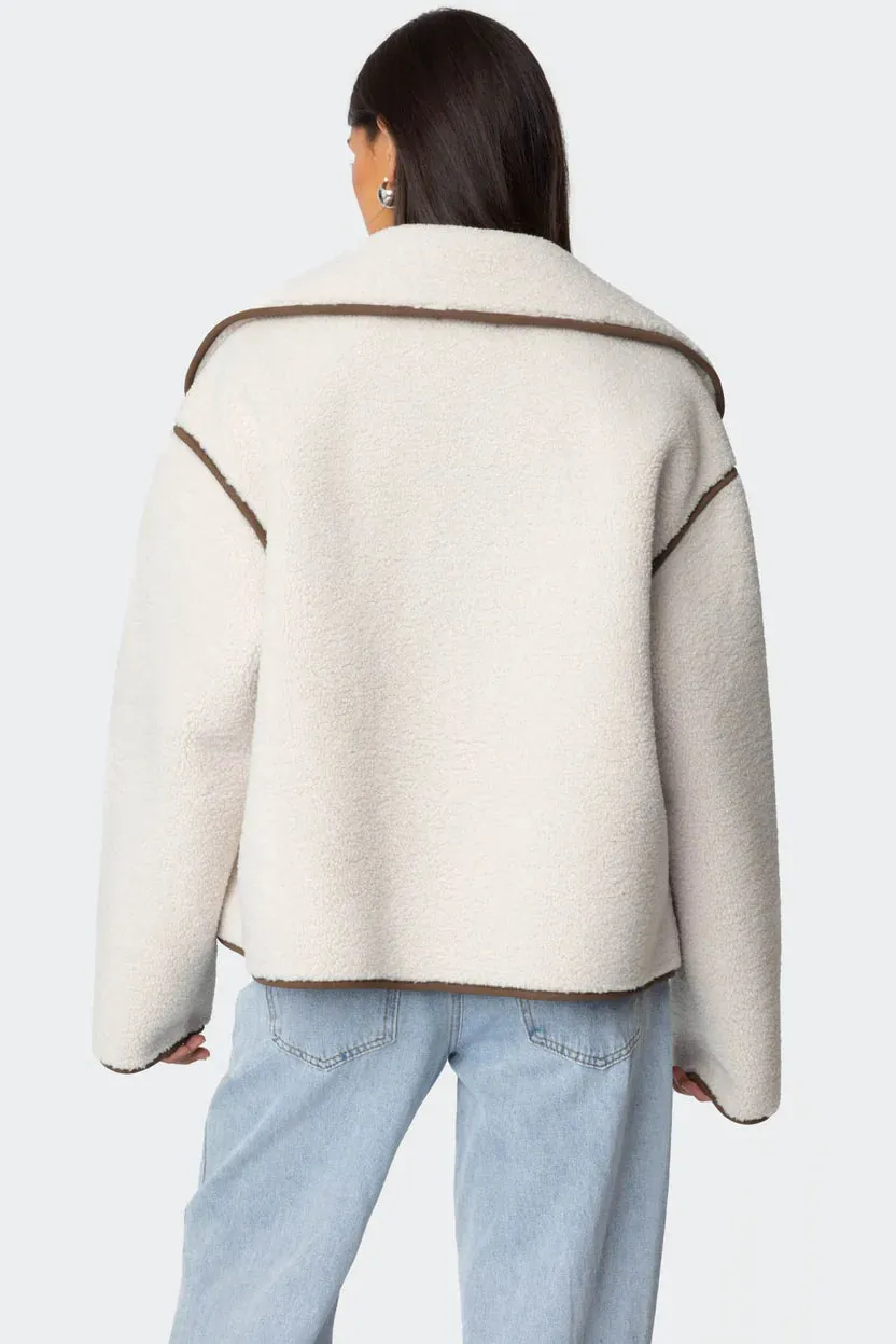Arctic Luxe Oversized Shearling Jacket