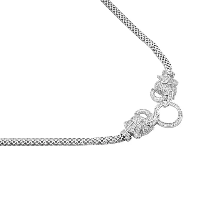Artisanal Knots Statement Necklace