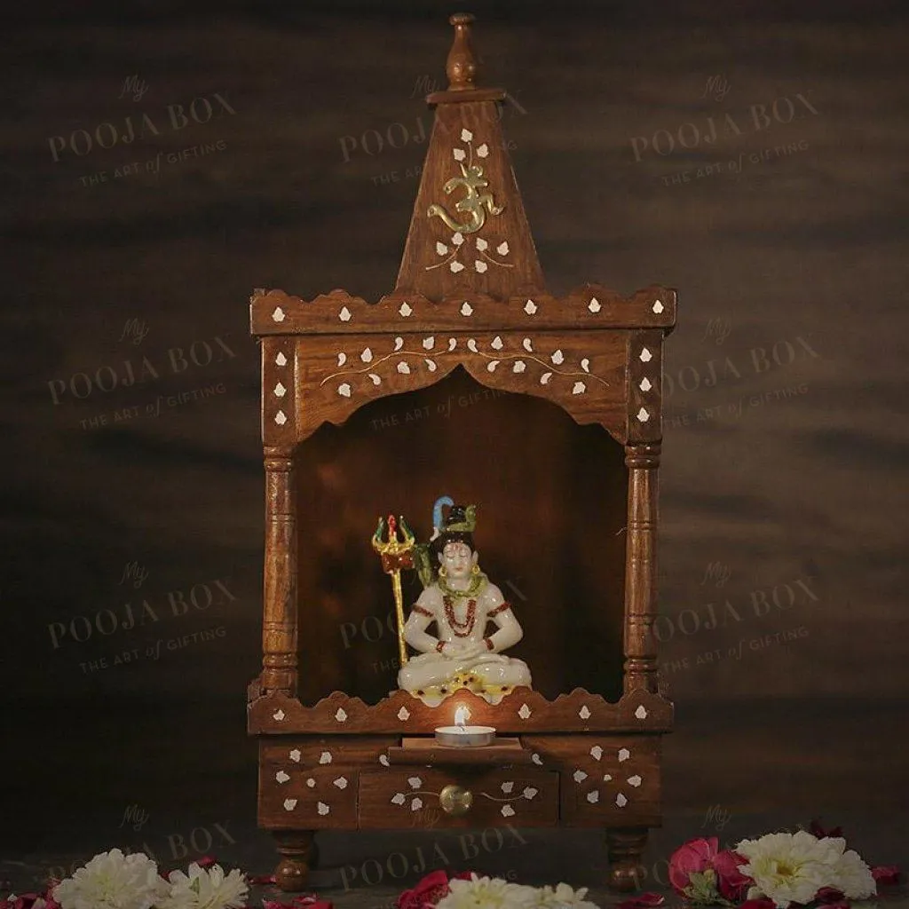Authentic Wooden Pooja Mandir