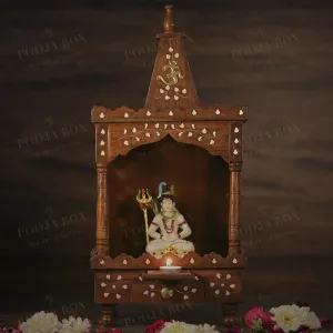Authentic Wooden Pooja Mandir
