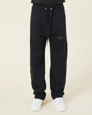 BAGGY LOOPBACK COTTON-JERSEY TRACK PANTS