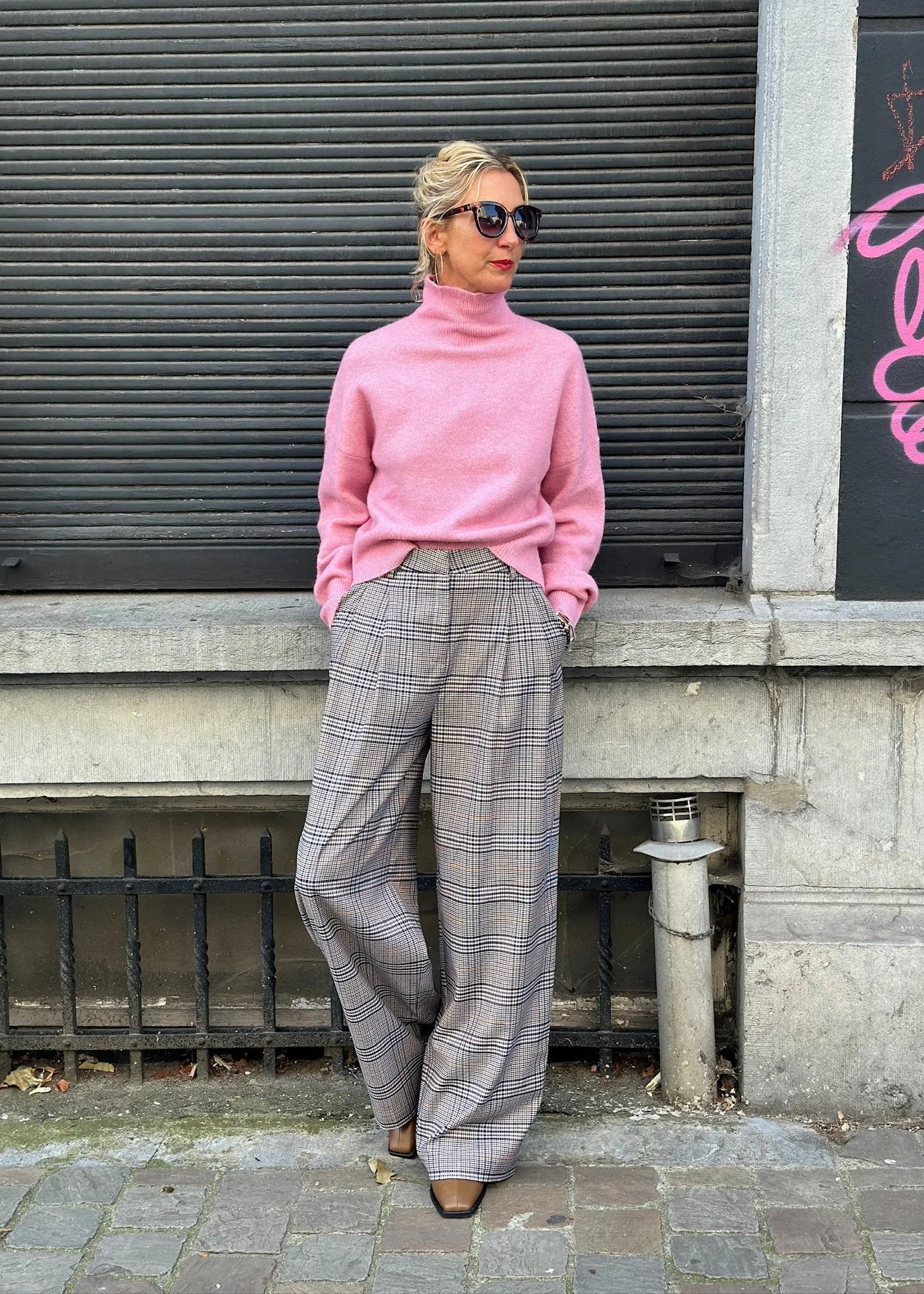 BAMBOO PANTS | BLUE/ORANGE