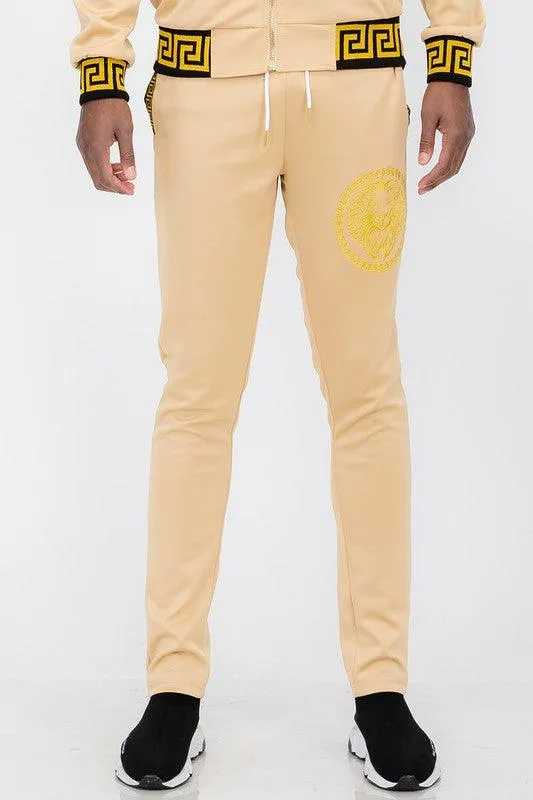 Black And Gold Detail Track Pants