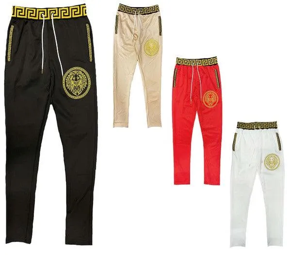 Black And Gold Detail Track Pants
