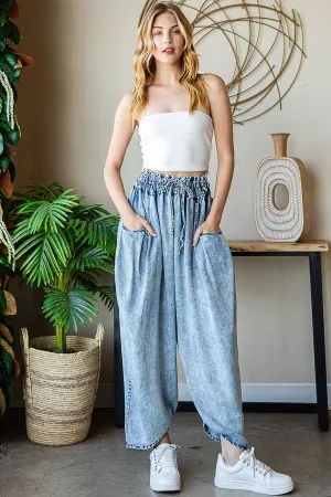 Blair Washed Tencel Baggy Jogger Pants