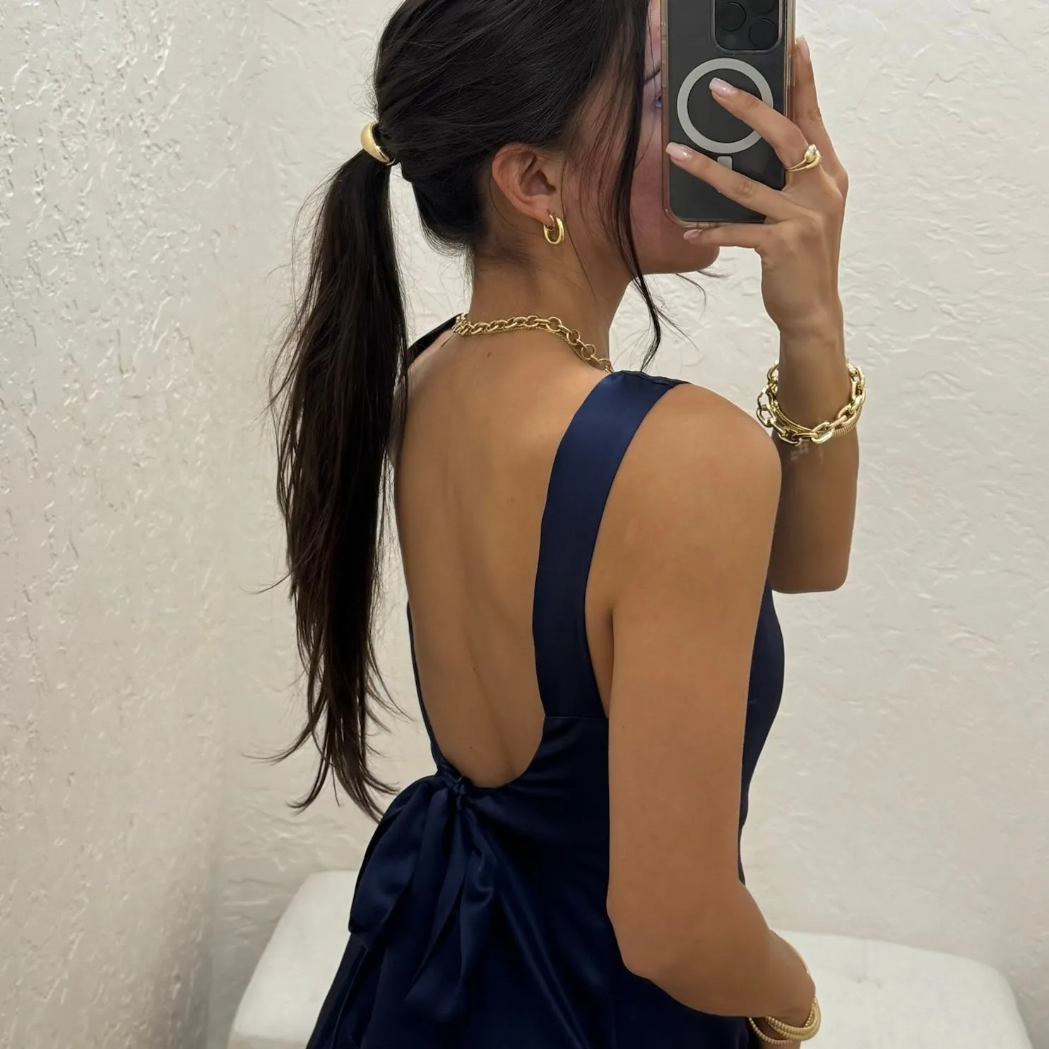Bowie Mini Dress - Navy