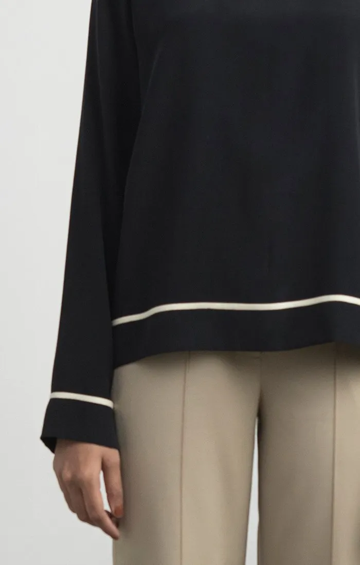 Boxy Silk Top