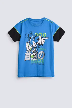 BOYS SONIC PRINTED TEE