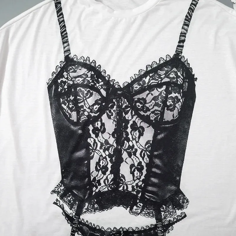Calista Lingerie Prints Oversized T-Shirts