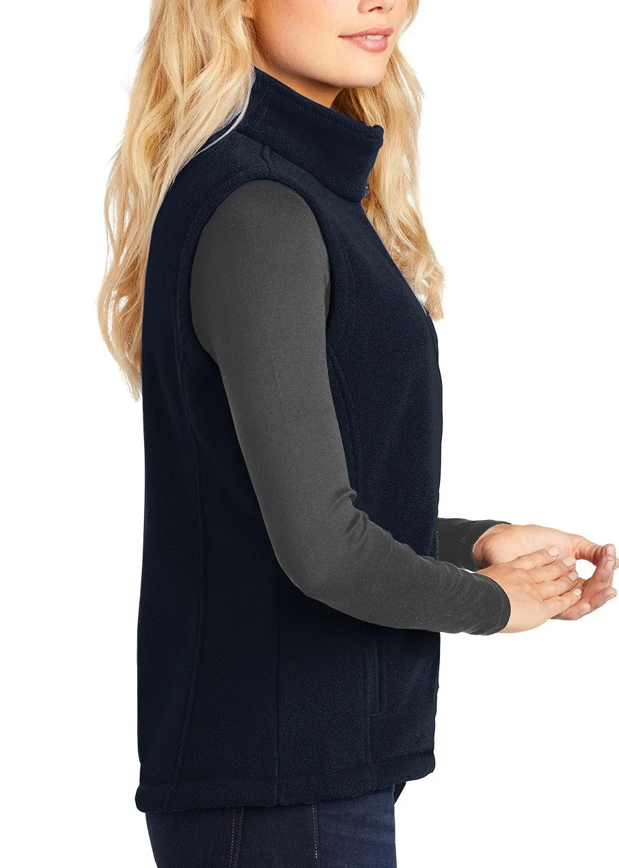Canyon Fleece - Ladies Zip Vest by Flying R Ranchwear - True Navy