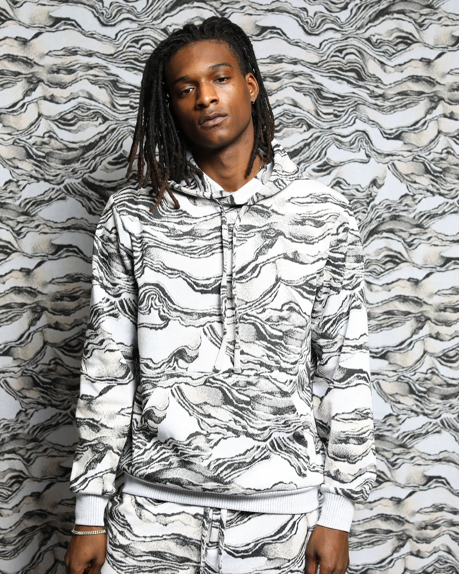 Canyon Strata Hyper Reality Knit Hoodie (FINAL SALE)