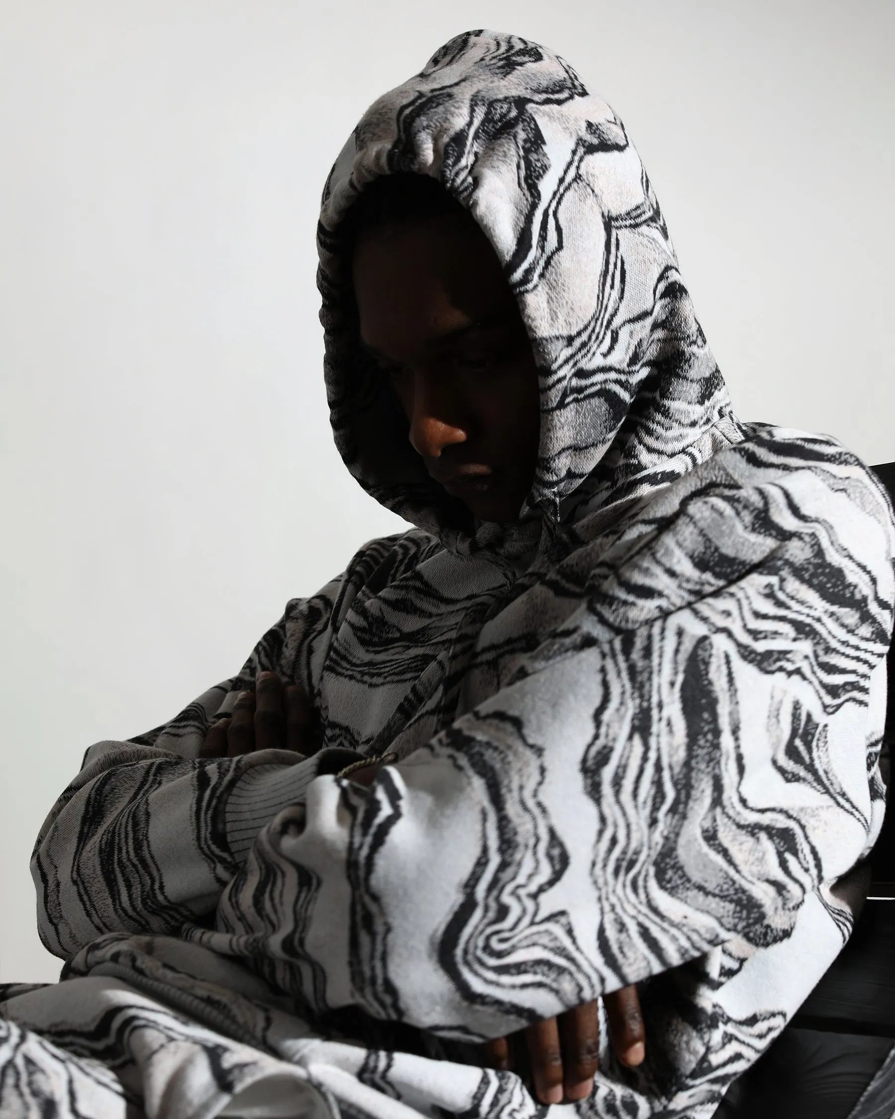 Canyon Strata Hyper Reality Knit Hoodie (FINAL SALE)