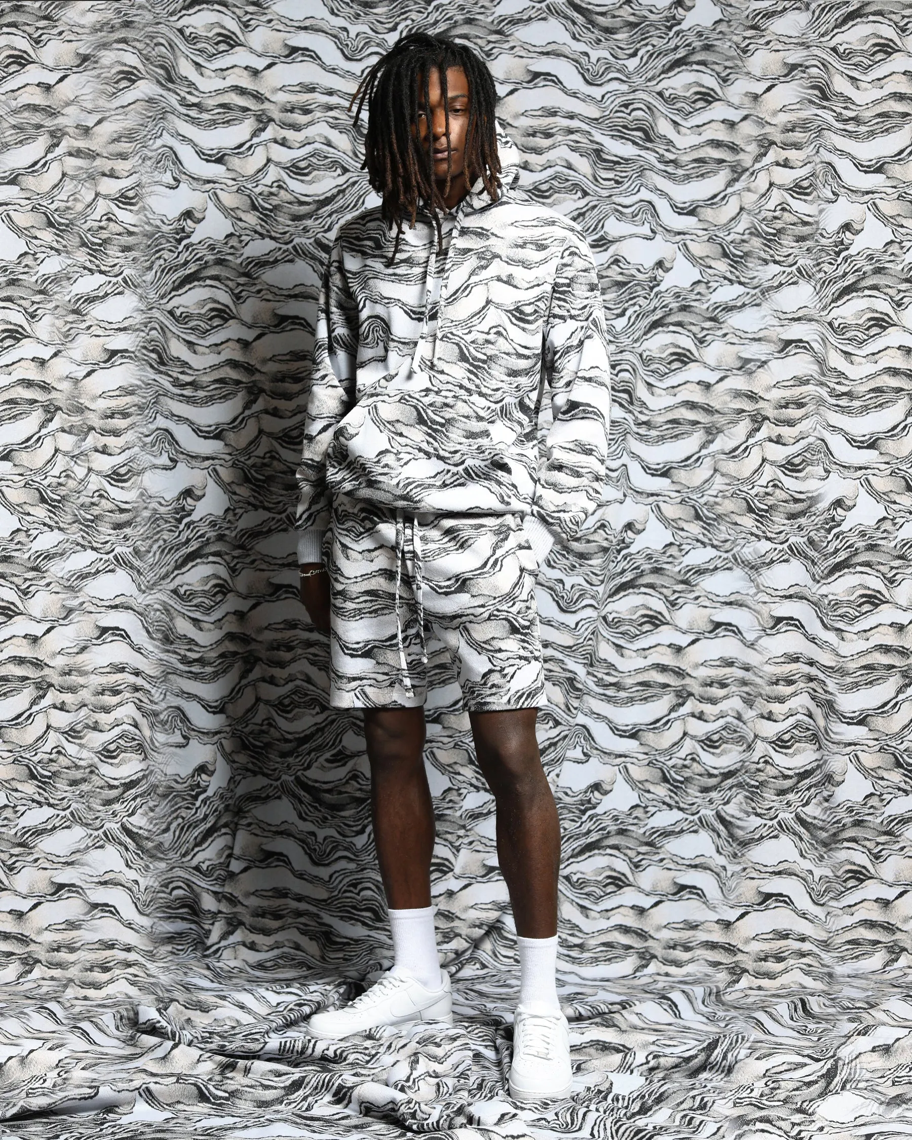 Canyon Strata Hyper Reality Knit Hoodie (FINAL SALE)