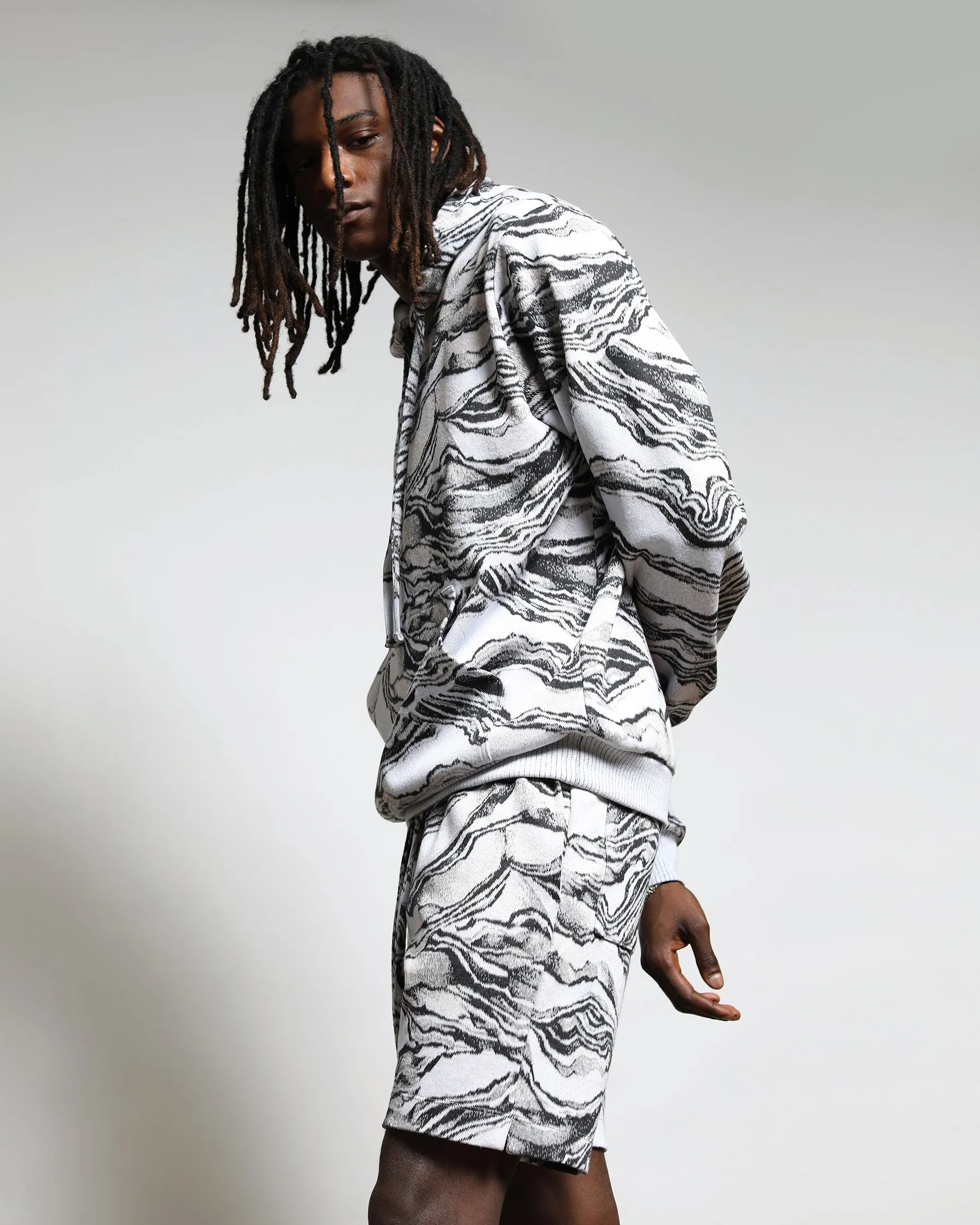 Canyon Strata Hyper Reality Knit Hoodie (FINAL SALE)