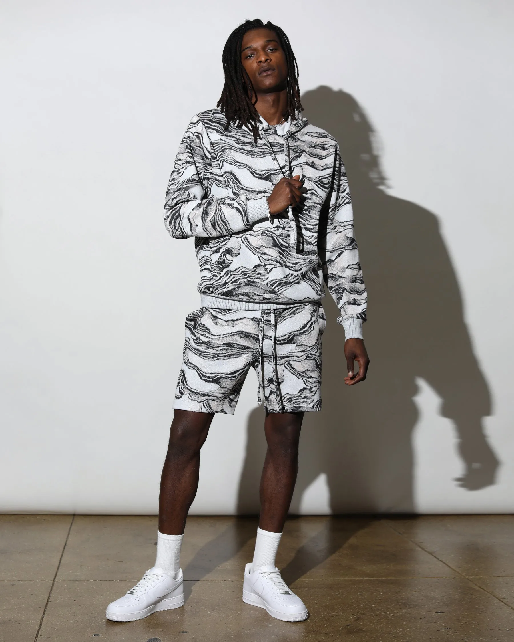 Canyon Strata Hyper Reality Knit Hoodie (FINAL SALE)