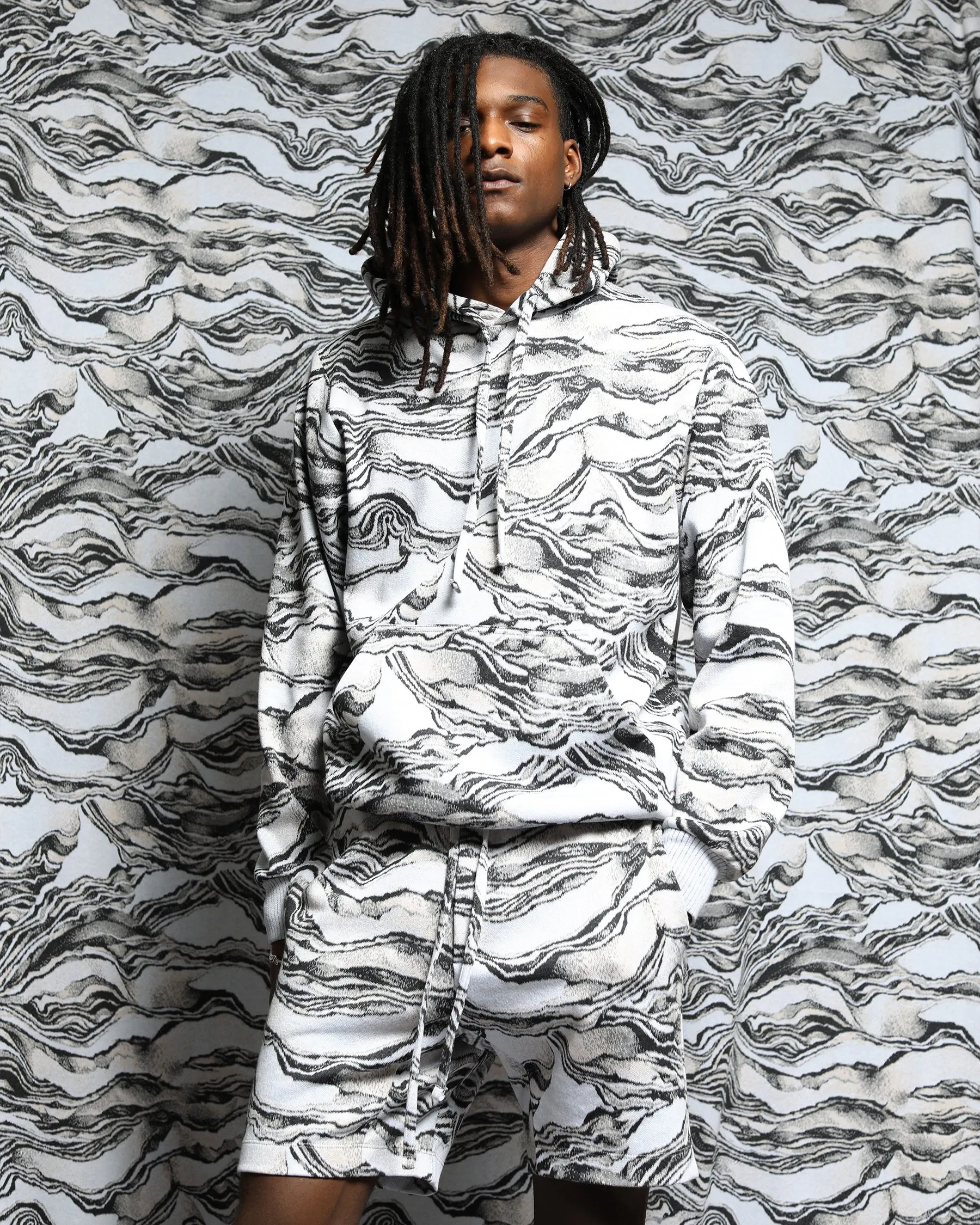 Canyon Strata Hyper Reality Knit Hoodie (FINAL SALE)