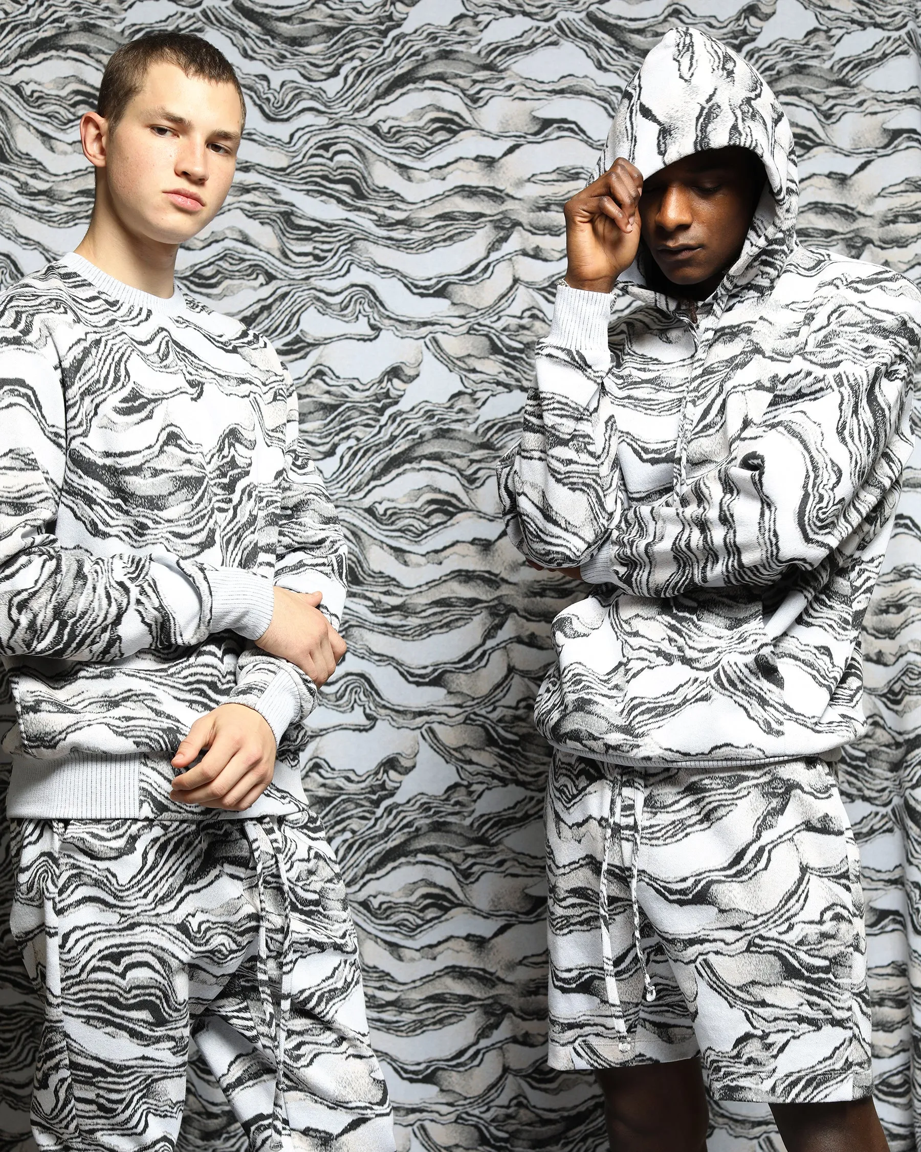 Canyon Strata Hyper Reality Knit Hoodie (FINAL SALE)