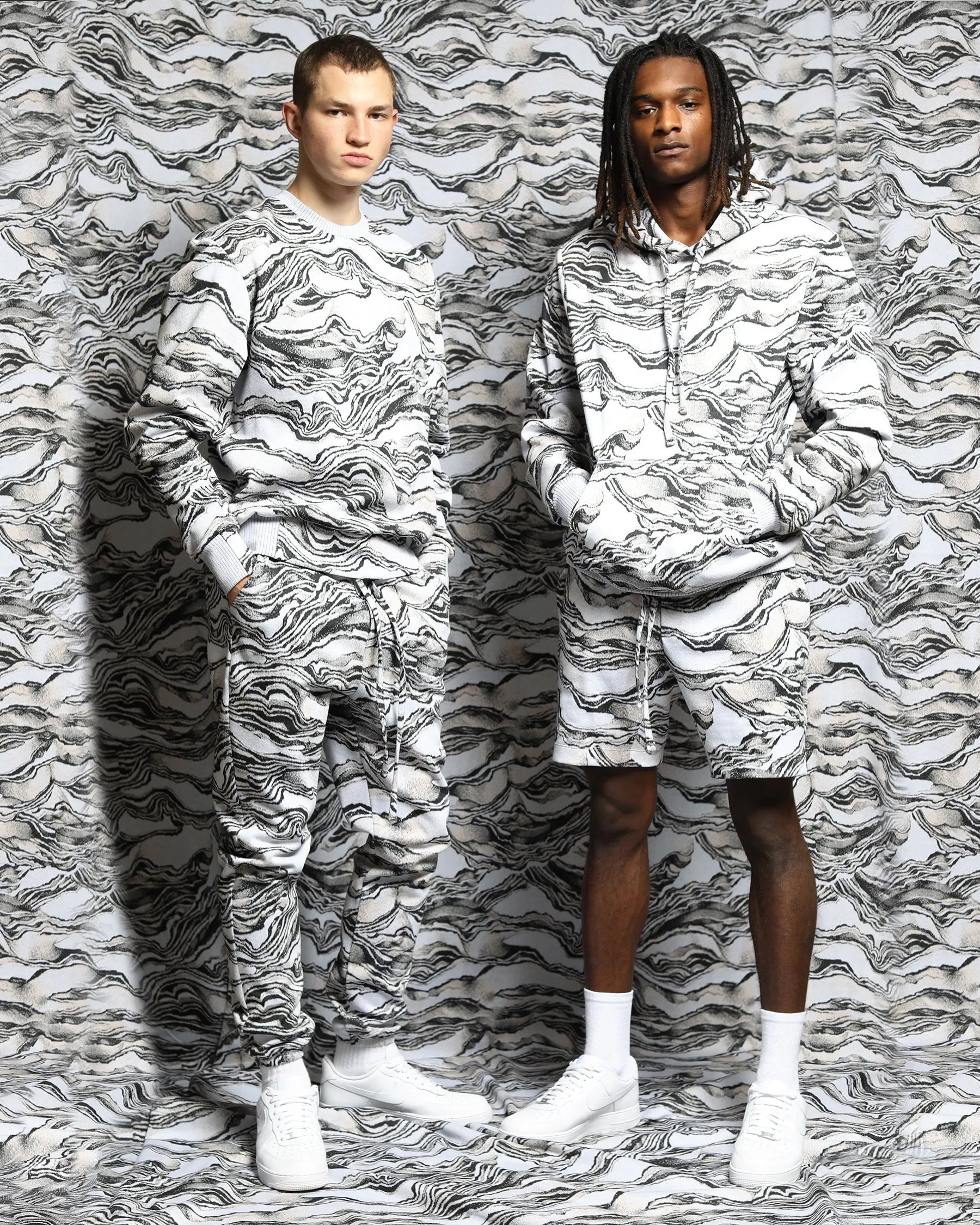 Canyon Strata Hyper Reality Knit Hoodie (FINAL SALE)