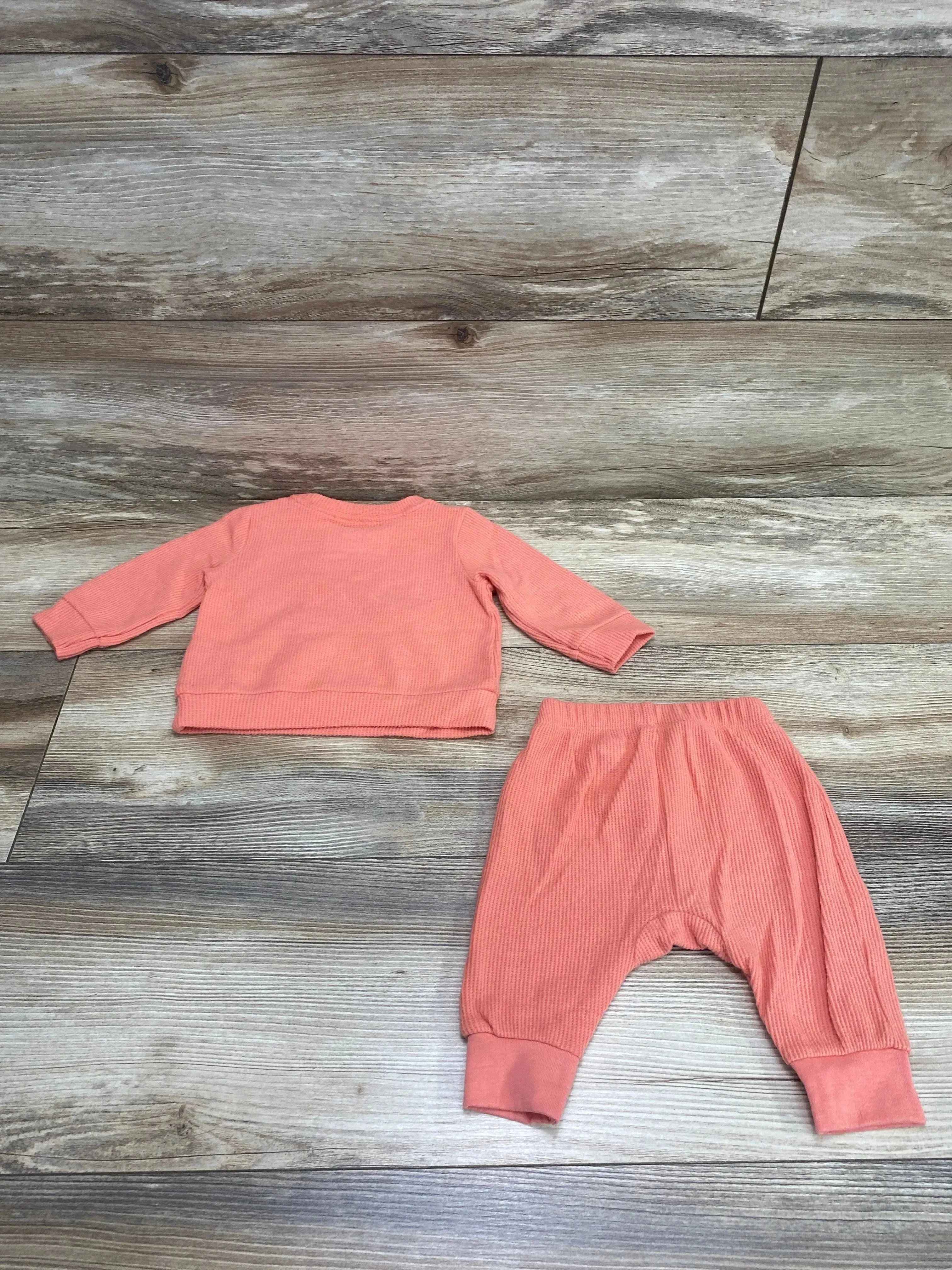 Cat & Jack 2pc Thermal Shirt & Pants Pink sz 0-3m