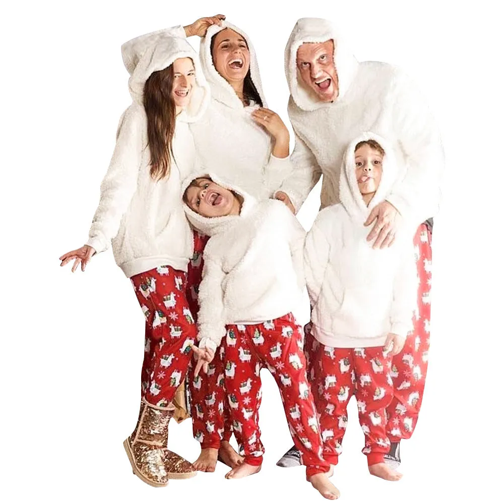 Christmas Pajamas Matching Family Pyjamas Clothes Cartoon  Mother Daughter Pajama Set Homewear Kids Sleepwear for  Day