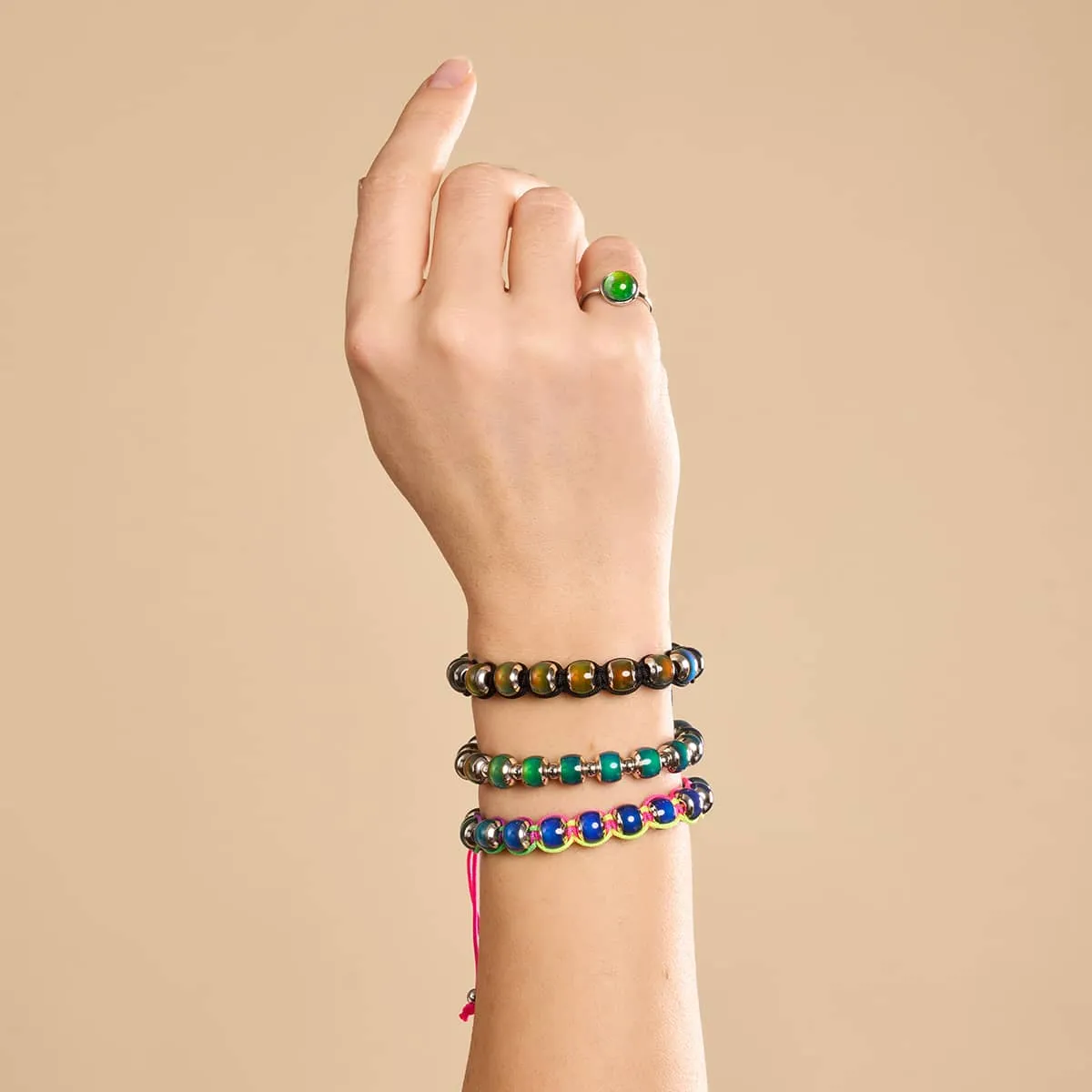 Chromata | Silver x Black | Mood Stone Charmballa
