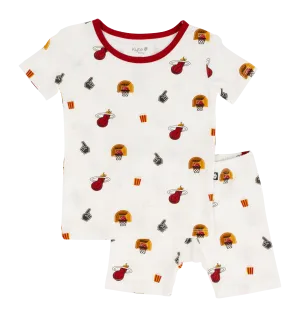 Court Culture x Kyte Baby Game Day Cloud Toddler Short Sleeve PJ Set