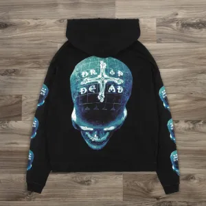 Cross skull casual street sports hoodie