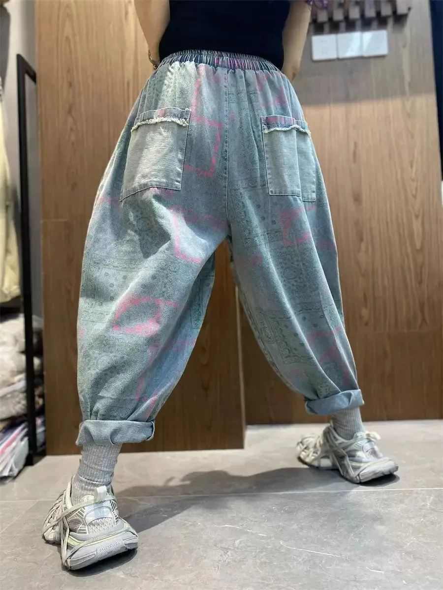 denim harem pants harem pants women bohemian pants