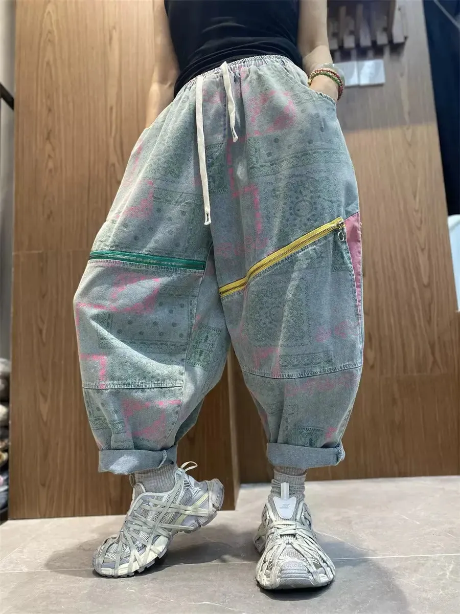 denim harem pants harem pants women bohemian pants