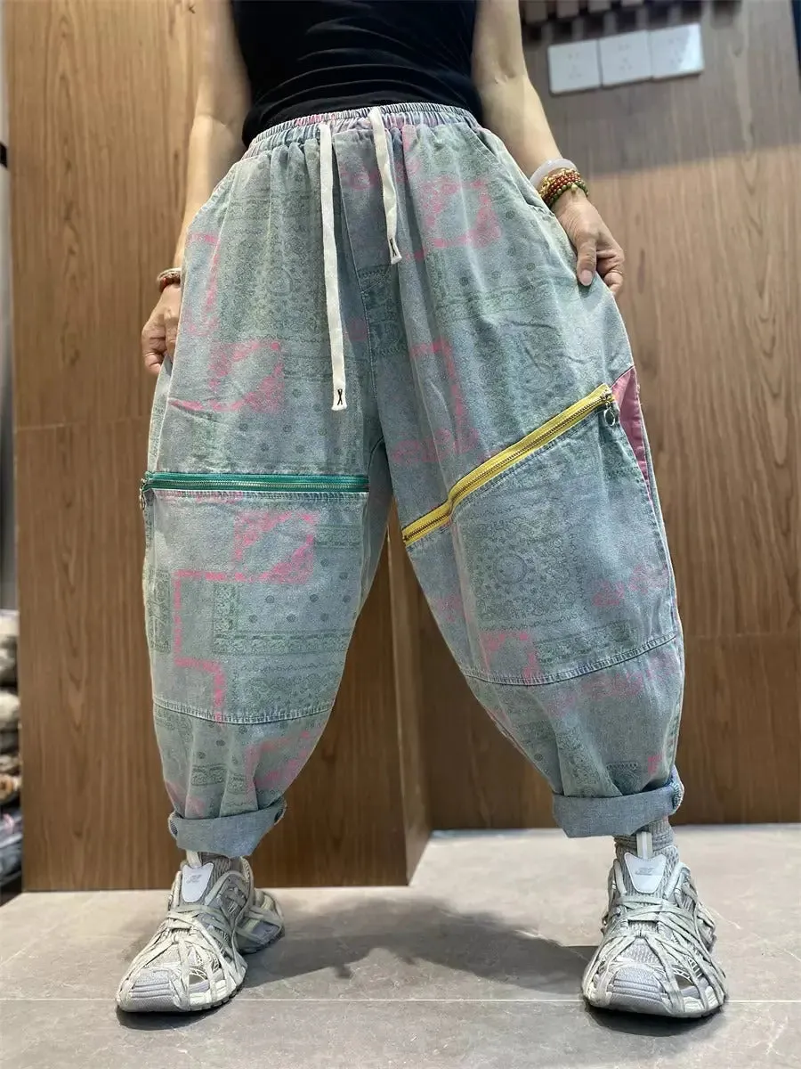 denim harem pants harem pants women bohemian pants