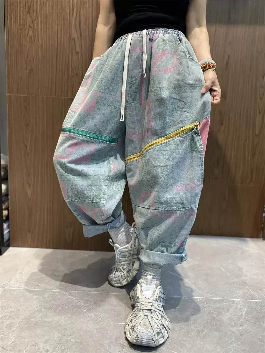 denim harem pants harem pants women bohemian pants