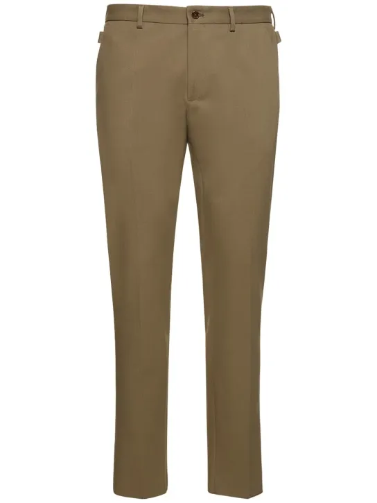 Dolce&amp;Gabbana   Stretch cotton gabardine pants 