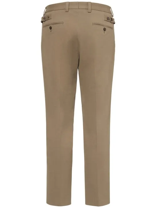 Dolce&amp;Gabbana   Stretch cotton gabardine pants 