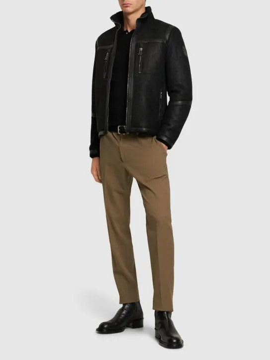 Dolce&amp;Gabbana   Stretch cotton gabardine pants 