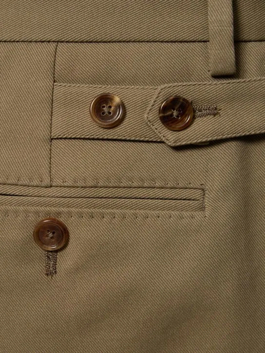 Dolce&amp;Gabbana   Stretch cotton gabardine pants 