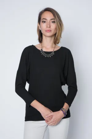 Dolman Sleeve Sweater Top in Lightweight