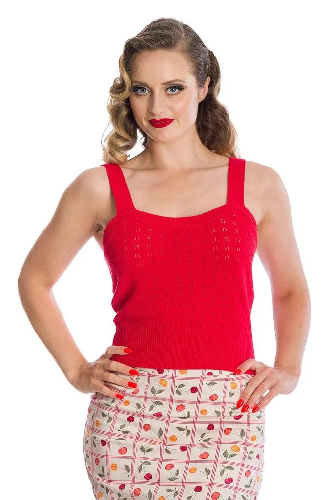 Dora Strap Knit Top