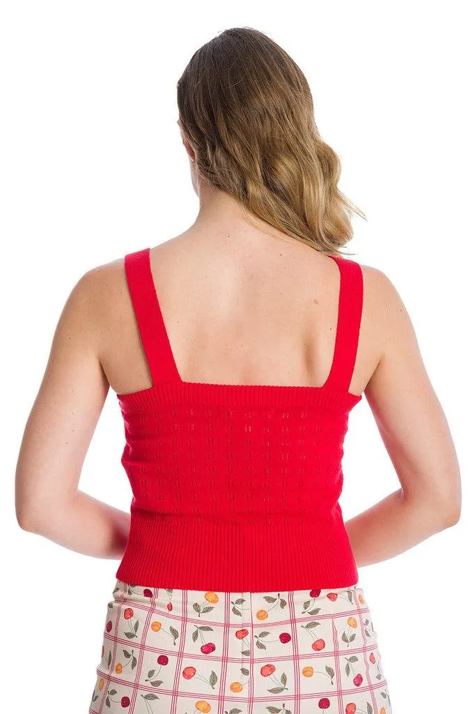 Dora Strap Knit Top