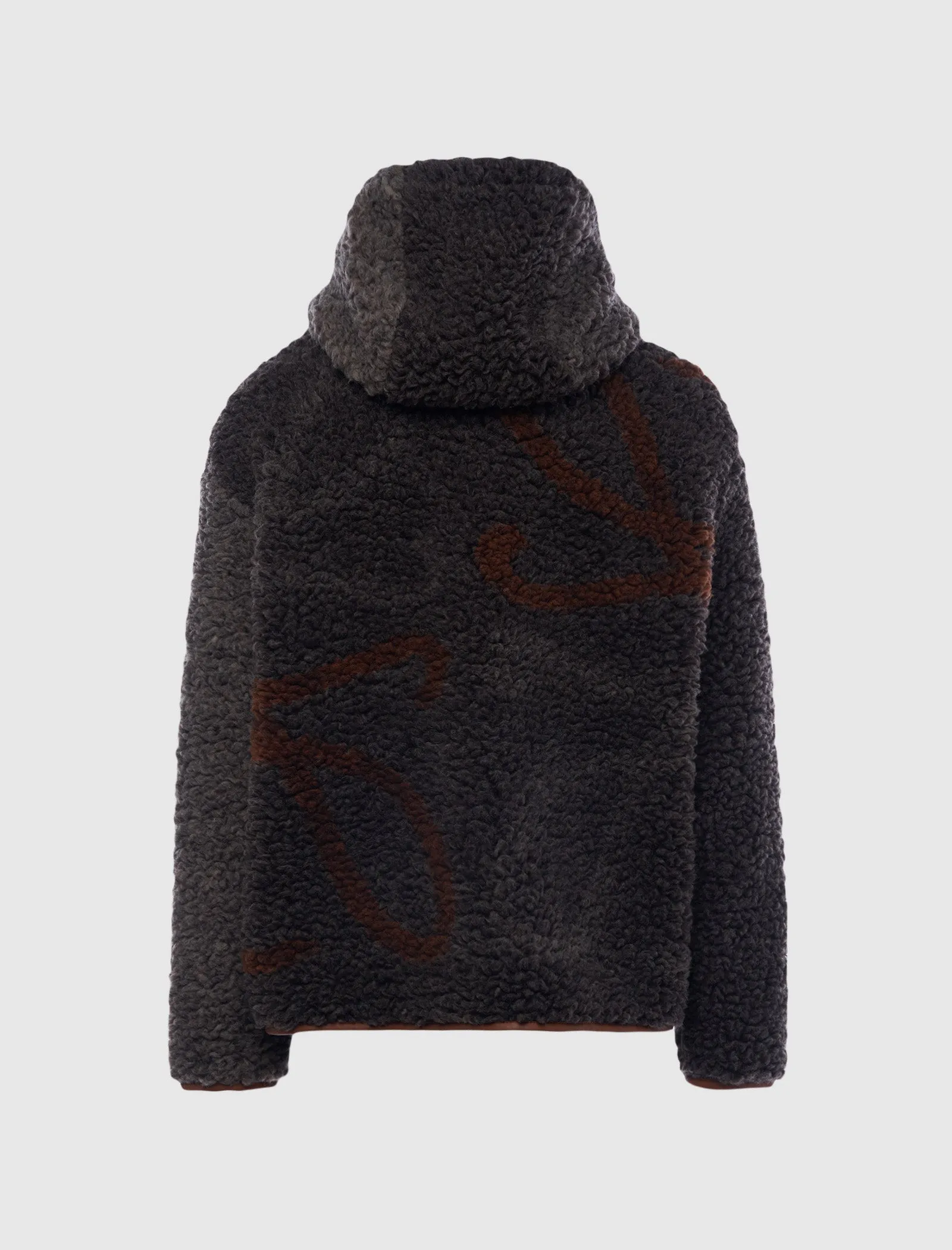 FUZZY HOODED JACKET