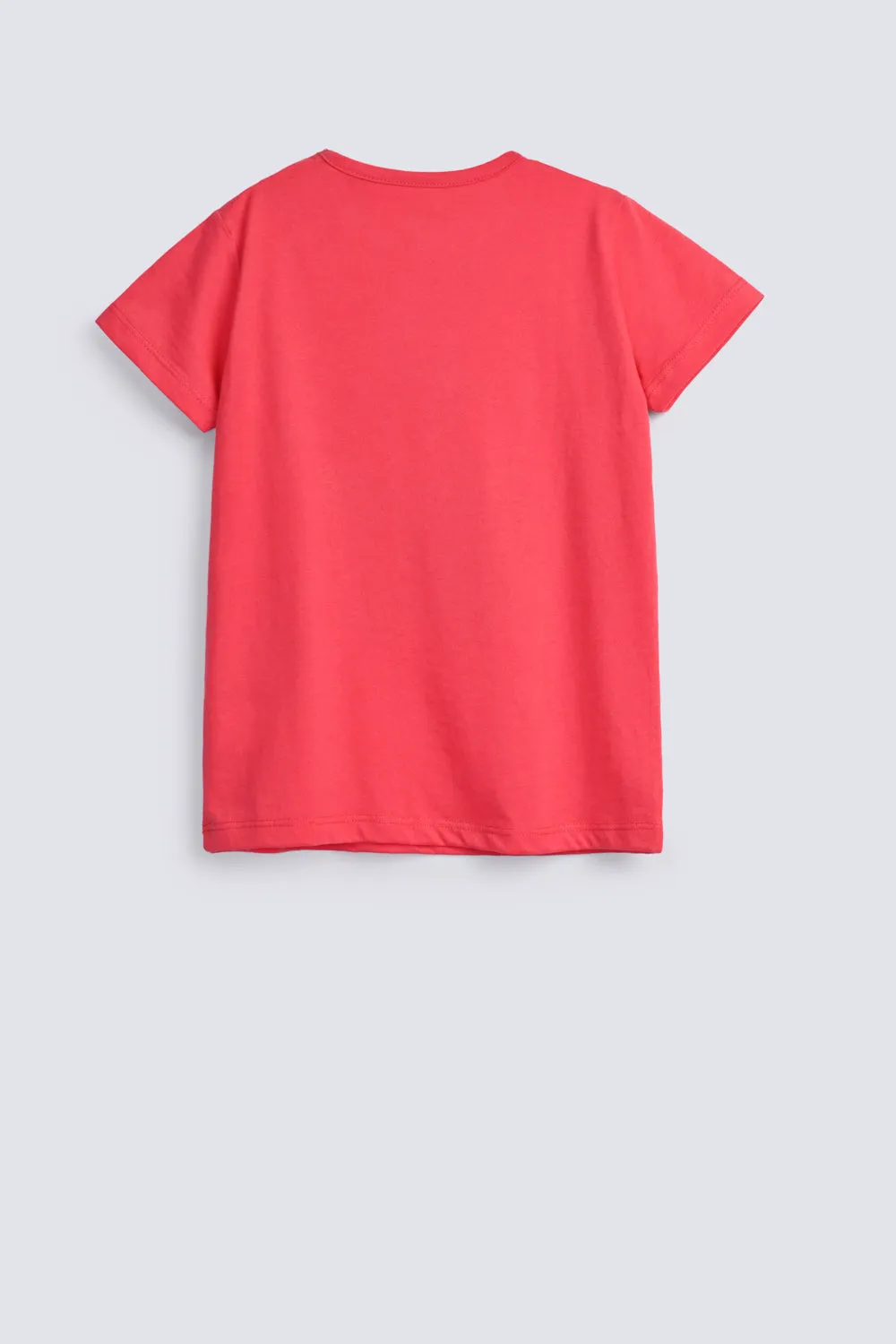 GIRLS EMBELLISHED BUTTERFLY T SHIRT