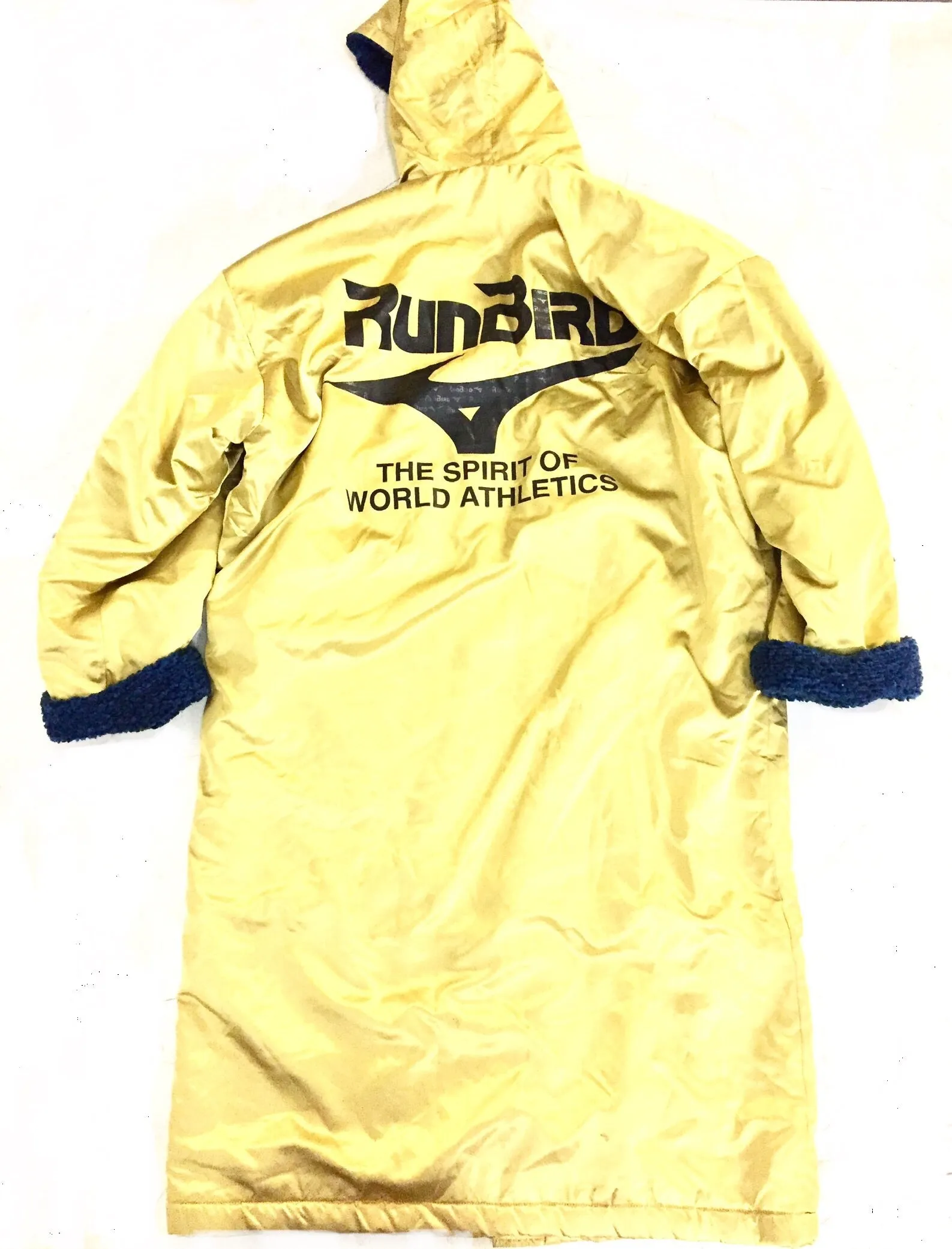 Gold Mizuno full length jacket