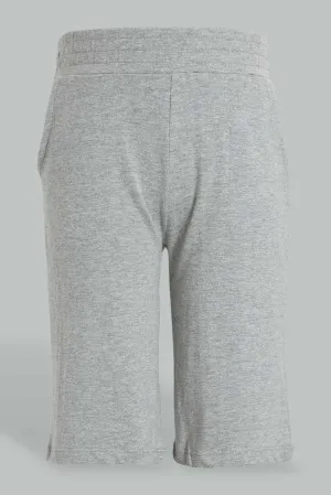 Grey West Coast Culottes Jogger For Senior Girls