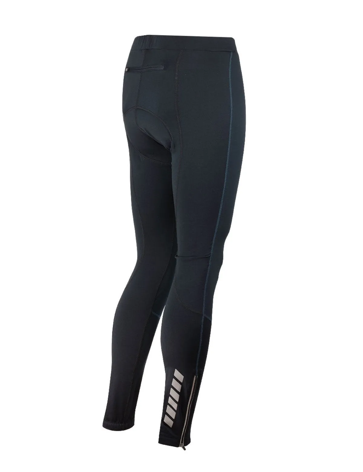 Herren Thermo Fahrradhose Lang Pro Schwarz-Blau