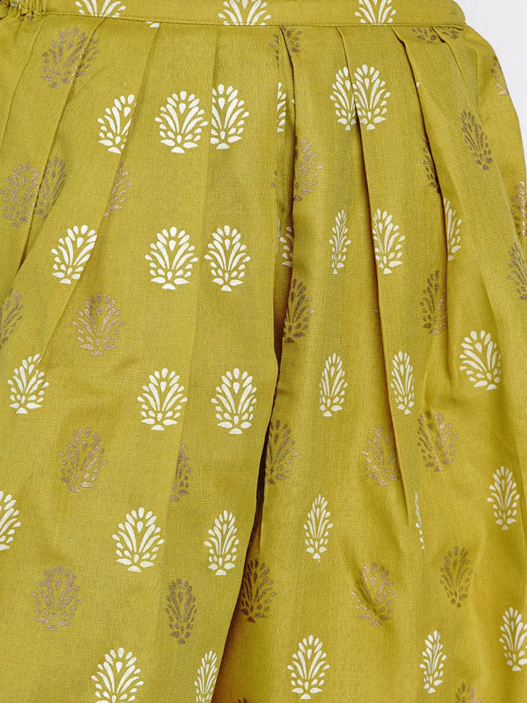 Jashvi Green Kurta Set