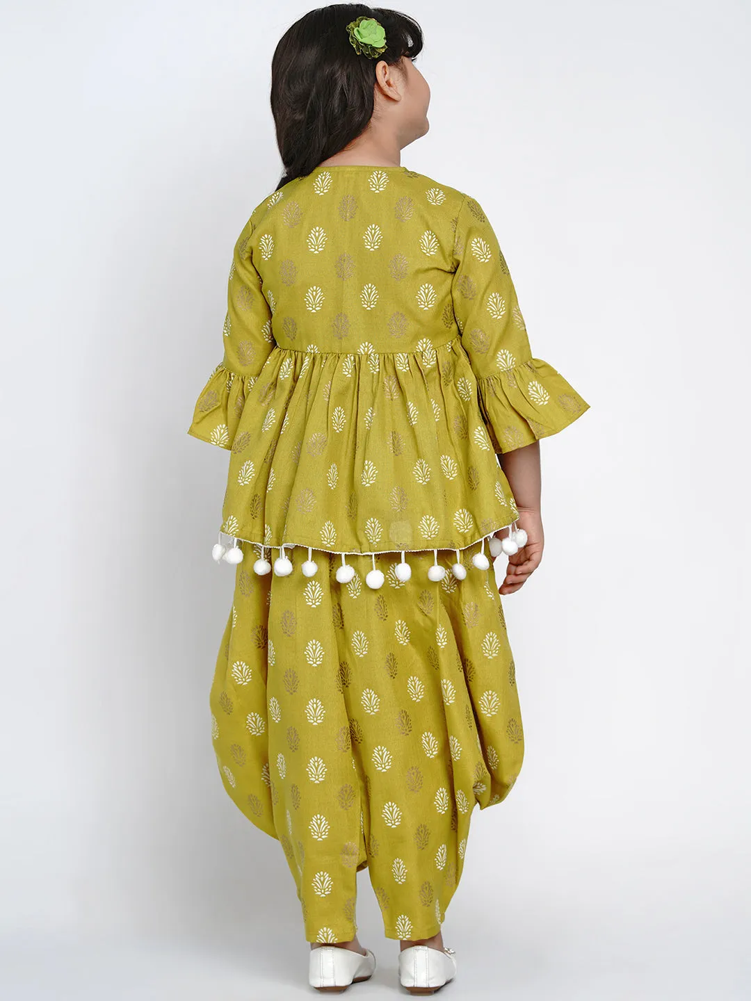 Jashvi Green Kurta Set