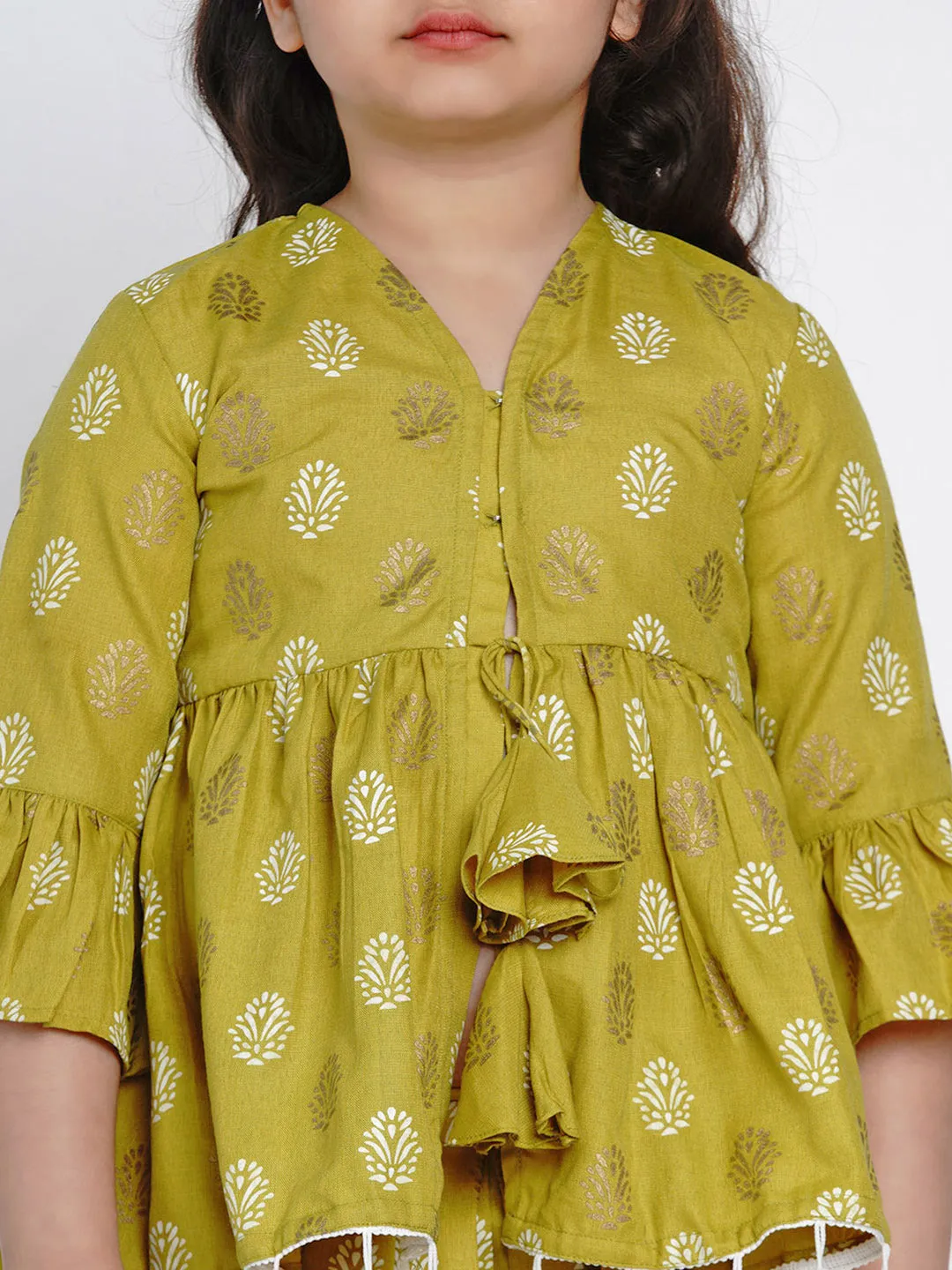 Jashvi Green Kurta Set