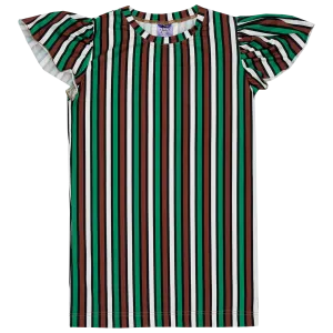 Jelly Alligator Pioneer Trail Puff Sleeve Dress